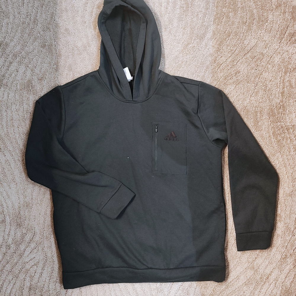 Adidas Men's Forest Green Hoodie